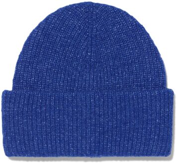 Hema Herenmuts met wol (blauw)