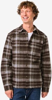 Hema Herenovershirt Sean ruiten bruin (bruin) - M