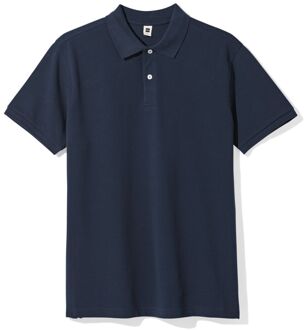 Hema Herenpolo Denton regular fit donkerblauw (donkerblauw) - M