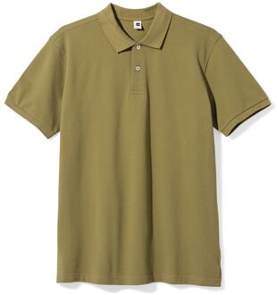 Hema Herenpolo Denton regular fit piqué middengroen (middengroen) - XL
