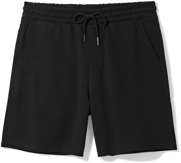 Hema Herenshort regular fit sweatstof zwart (zwart) - XL