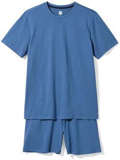 Hema Herenshortama Jaap jersey middenblauw (middenblauw) - XXL