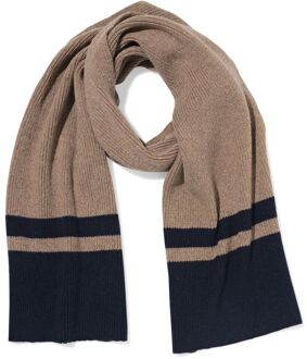 Hema Herensjaal zand-blauw