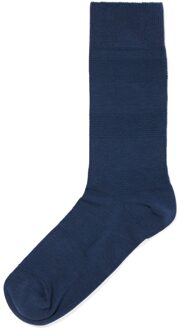 Hema Herensokken 1 paar 3D-streep donkerblauw (donkerblauw) - 43/46
