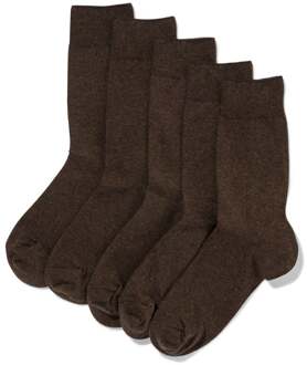 Hema Herensokken - 5 paar bruin (bruin)