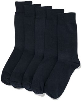 Hema Herensokken - 5 paar donkerblauw (donkerblauw)