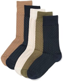 Hema Herensokken grafisch - 5 p donkerblauw (donkerblauw) - 43/46