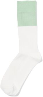 Hema Herensokken kleurblokken mintgroen (mintgroen) - 43/46
