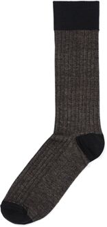 Hema Herensokken strepen zwart (zwart) - 39/42