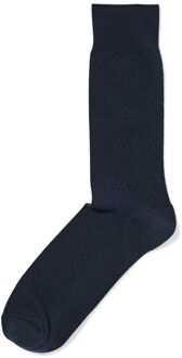 Hema Herensokken structuur donkerblauw (donkerblauw) - 39/42