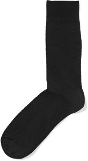 Hema Herensokken structuur zwart (zwart) - 43/46