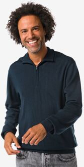 Hema Herentrui Frank merinowol donkerblauw (donkerblauw) - XL