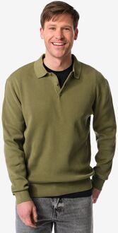 Hema Herentrui Karel ribgebreid middengroen (middengroen) - XL
