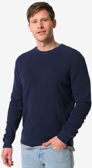 Hema Herentrui Lars wafel donkerblauw (donkerblauw) - M