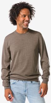 Hema Herentrui Nyck merinowol taupe (taupe) - XXL