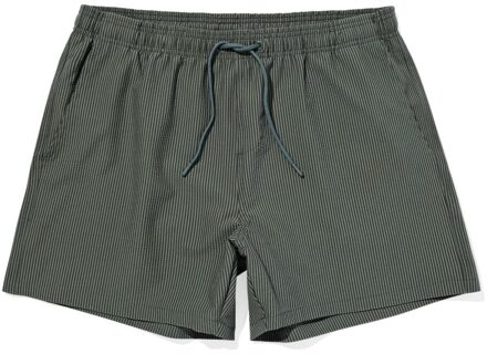 Hema Herenzwembroek Pieter seersucker donkergroen (donkergroen) - XL