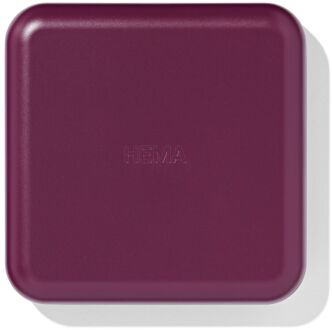 Hema Hervulbaar poederdoosje voor mattifying of bronzer poeder donkerrood