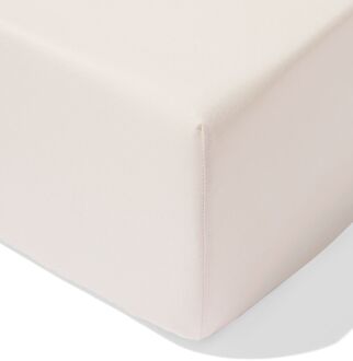Hema Hoeslaken 160x200cm zacht katoen beige (beige)