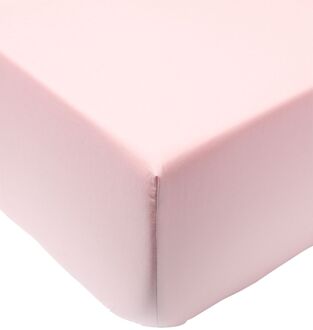 Hema Hoeslaken 160x200cm zacht katoen lichtroze (lichtroze)