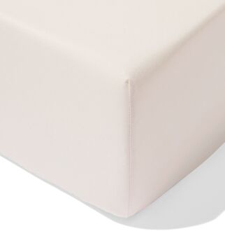 Hema Hoeslaken 180x200cm zacht katoen beige (beige)