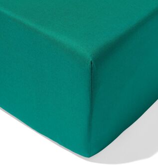 Hema Hoeslaken 180x200cm zacht katoen donkergroen (middengroen)