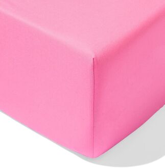 Hema Hoeslaken 80x200cm zacht katoen felroze (felroze)