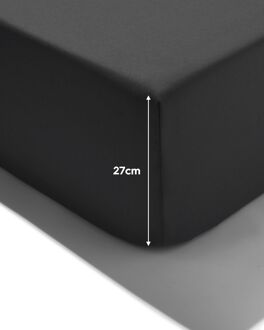 Hema Hoeslaken 90x200cm jersey donkergrijs (donkergrijs)