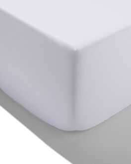 Hema Hoeslaken 90x220cm satijn wit (wit)