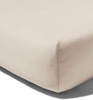 Hema Hoeslaken 90x220cm satijn zand (zand)