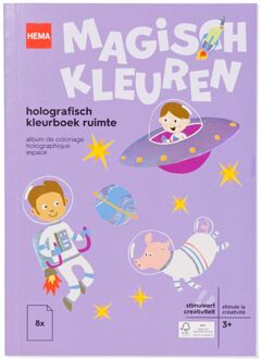 Hema Holografisch Kleurboek Ruimte 3+