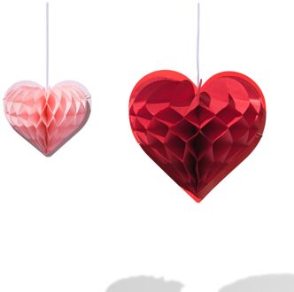 Hema Honeycombs hart 25cm - 2 stuks