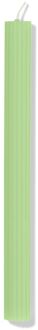 Hema Huishoudkaars ⌀2.2x24cm ribbel lichtgroen (lichtgroen)