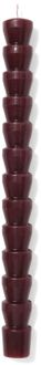 Hema Huishoudkaars ⌀2.2x25cm diabolo donkerrood (donkerrood)