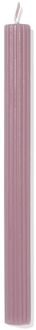 Hema Huishoudkaars Ø2.2x24cm reliëf oudroze (oudroze)