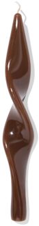 Hema Huishoudkaars XL ⌀4.3x27cm draai bruin (bruin)