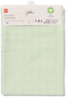 Hema Hydrofiel washandjes 15x20 structuur - 4 stuks
