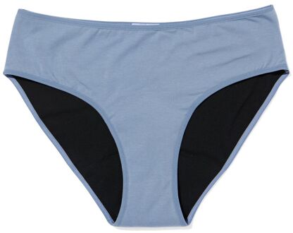 Hema Incontinentiehipster katoen voor licht urineverlies middenblauw (middenblauw) - S
