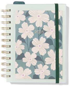 Hema Insteekagenda 2026 16.5x12.5cm bloemen