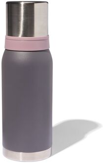 Hema Isoleerfles 1.1L rvs metallic (antraciet)