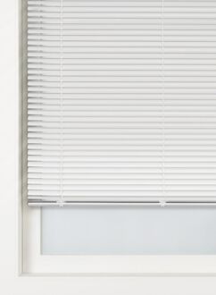 Hema Jaloezie aluminium zijdeglans wit (wit)