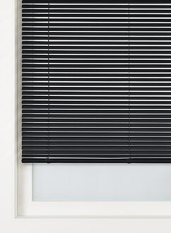 Hema Jaloezie aluminium zijdeglans zwart (zwart)