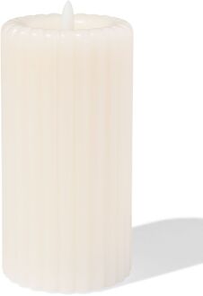 Hema Kaars LED ribbel ivoor (ivoor)