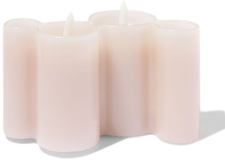 Hema Kaars led taupe (taupe)