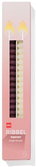 Hema Kaarsen ribbel - 2 stuks (donkerrood)