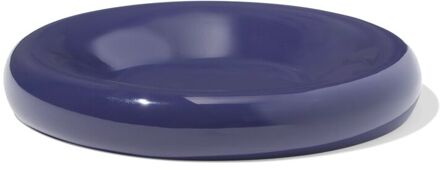 Hema Kaarsonderzetter ⌀10cm metaal donkerblauw (donkerblauw)