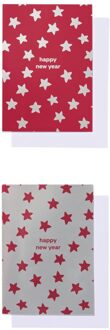 Hema Kaarten 14.4x10.4cm happy new year - 10 stuks