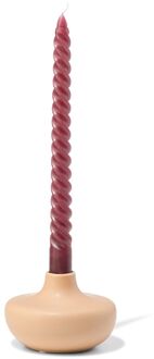 Hema Kandelaar 10.8x7.5cm keramiek bruin (bruin)