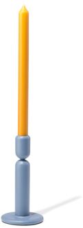 Hema Kandelaar 9.2x13.9cm metaal hoog grijs (blauw)