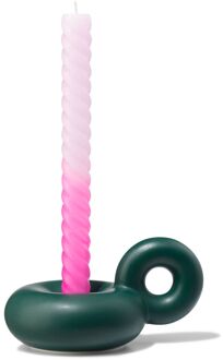 Hema Kandelaar donut met oor groen (donkergroen)