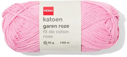 Hema Katoen garen 50g 105m roze